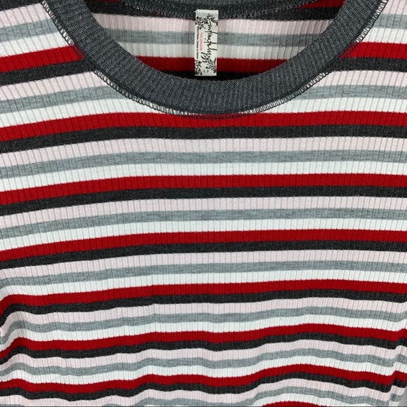 Intimately Free People Striped Ribbed Knit Shirt - Picture 6 of 8